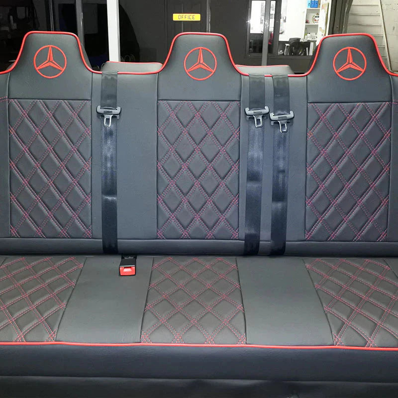 Mercedes Vito Sprinter Crafter 3 Seater M1 full size legged Rock Captain Seat Ltd