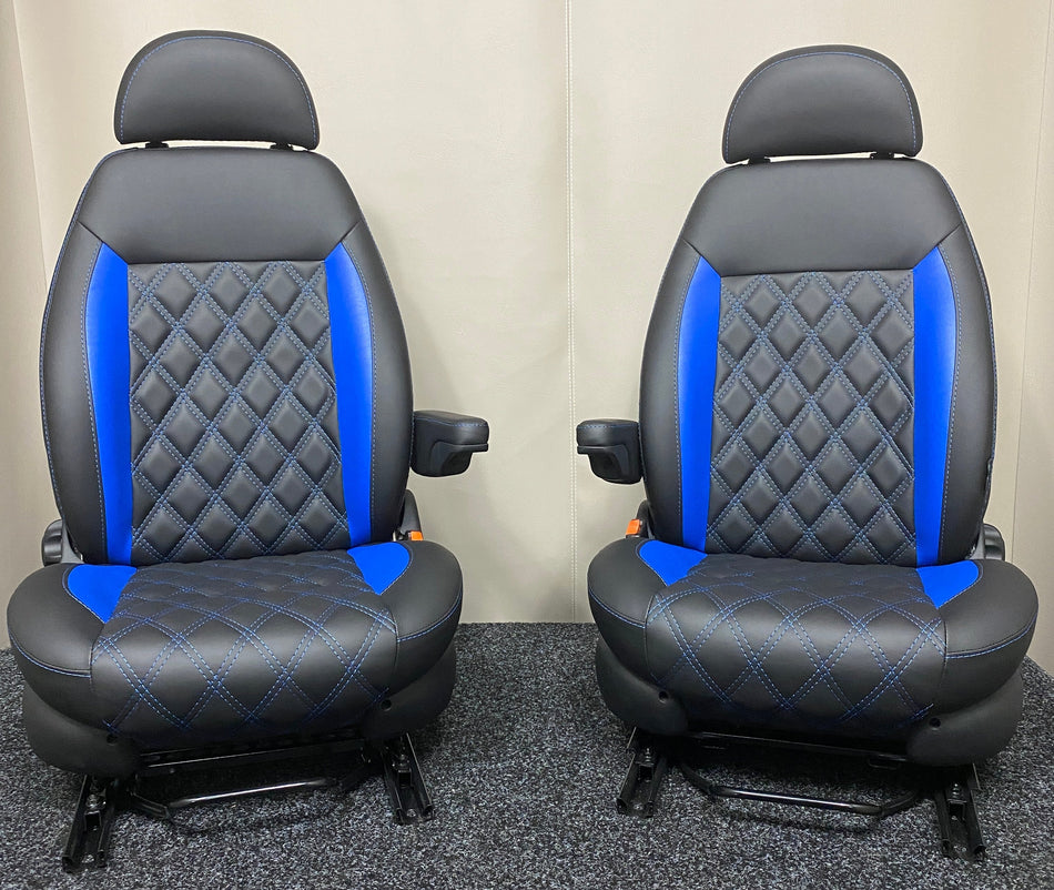 Pair of MK2 Replacement Swivel Captain Seats
