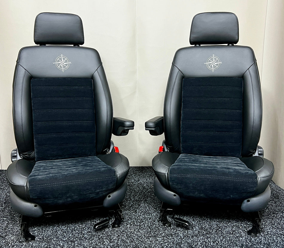 Pair of MK3 Replacement Captain Swivel Seats.