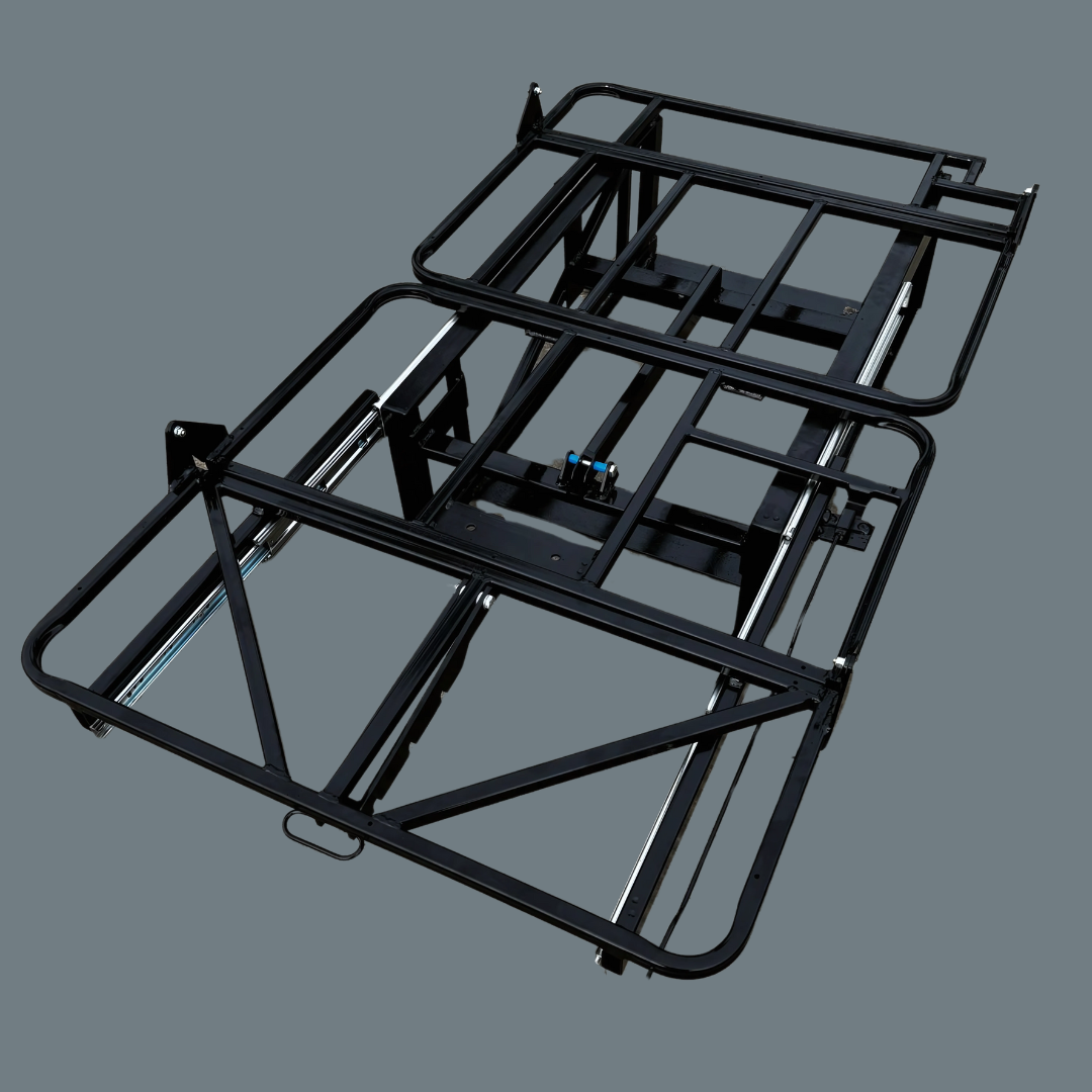 Metal bed frame, opened, M1 tested, legless design