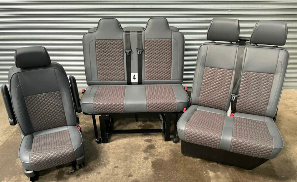 vw t5 t6 front seats and rock and roll bed