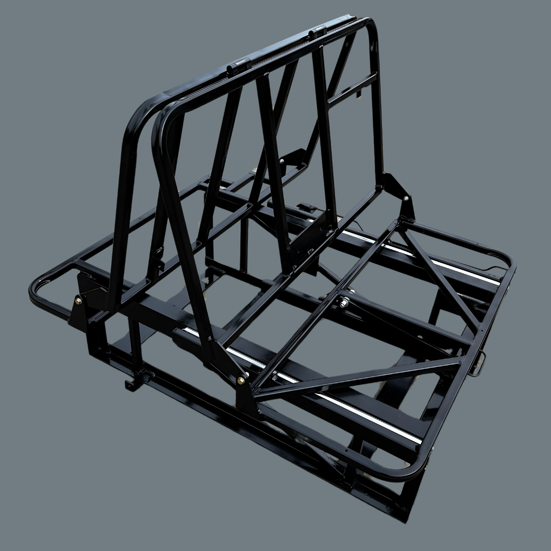 Metal bed frame closed, M1 tested, legless design