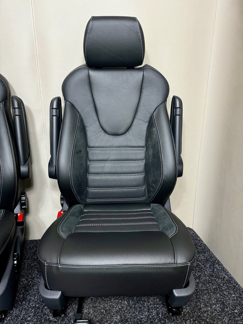 VW  Factory T5 T6 Wing Back Front Seats 4646