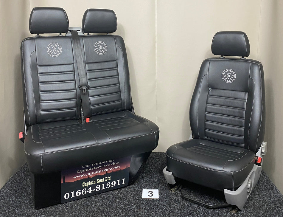 VW T5 T6 1+2 Front Seats (3) - Clearance Sale